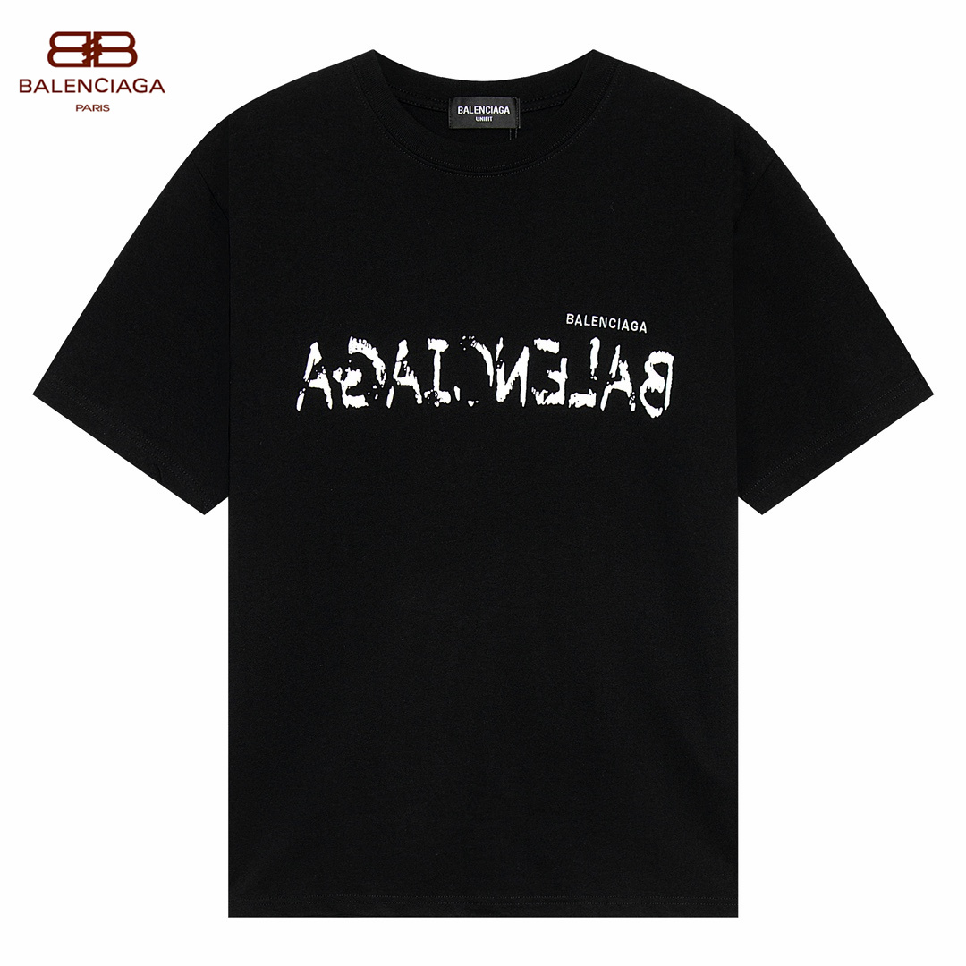 【 BALENCIAGA 公式旗艦店】 バレンシアガ Tシャツ ご好評に付き再入荷！黒 白