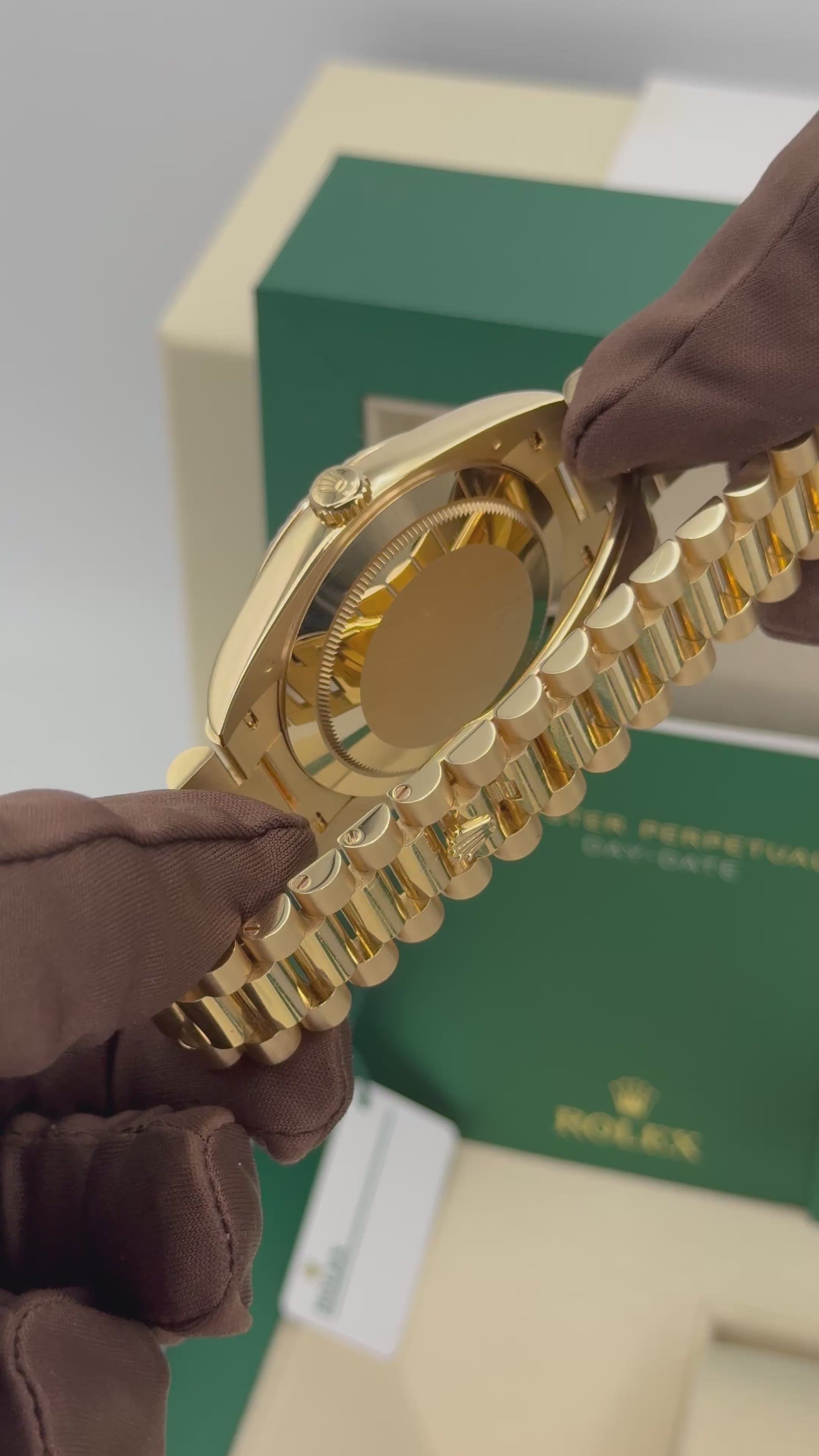 2023 ロレックス デイデイト 40mm 228238 プレジデンシャル グリーンダイヤル