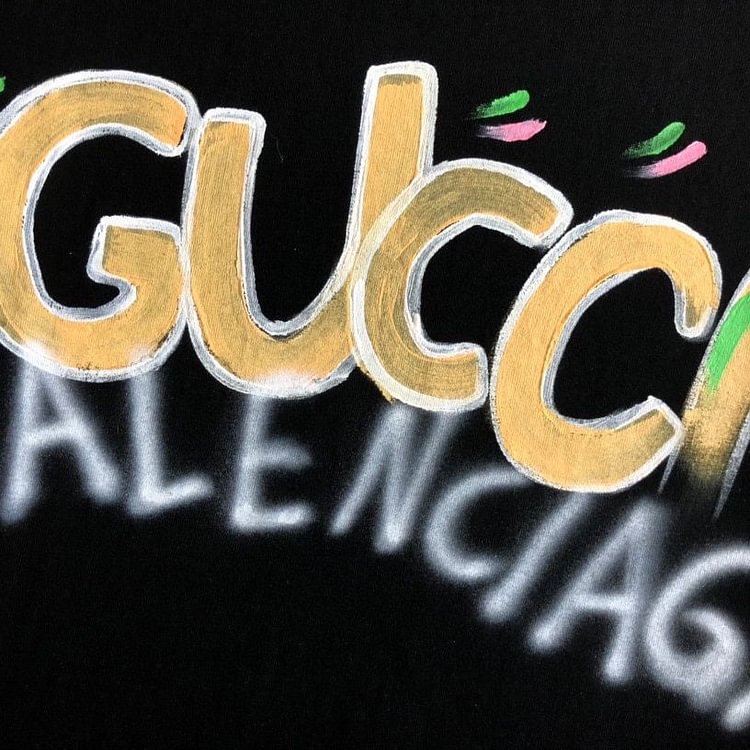 【Gucci ✖️ BALENCIAGA 】（グッチ✖️ バレンシアガ ）半袖 男女兼用