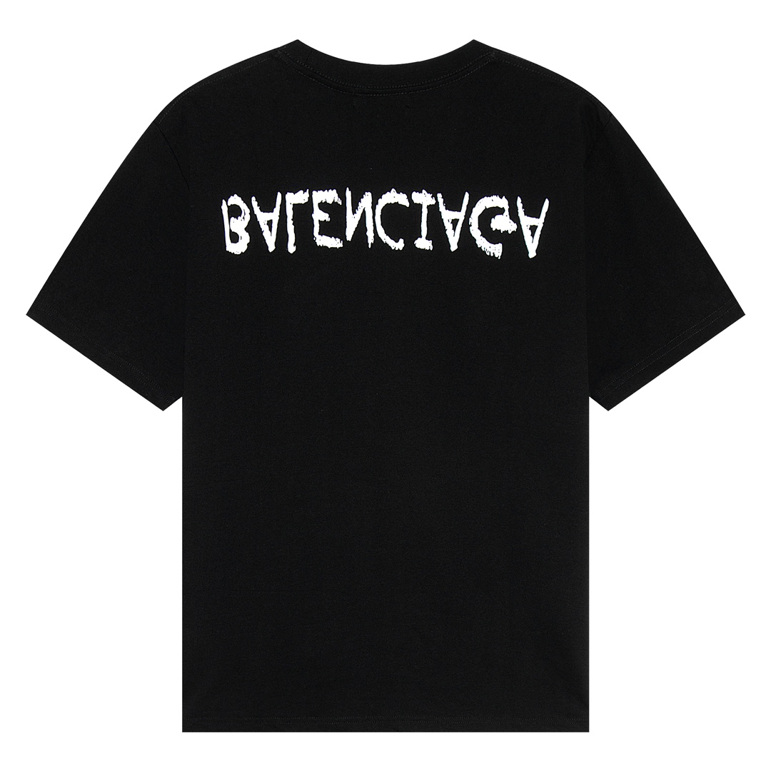 【 BALENCIAGA 公式旗艦店】 バレンシアガ Tシャツ ご好評に付き再入荷！黒 白