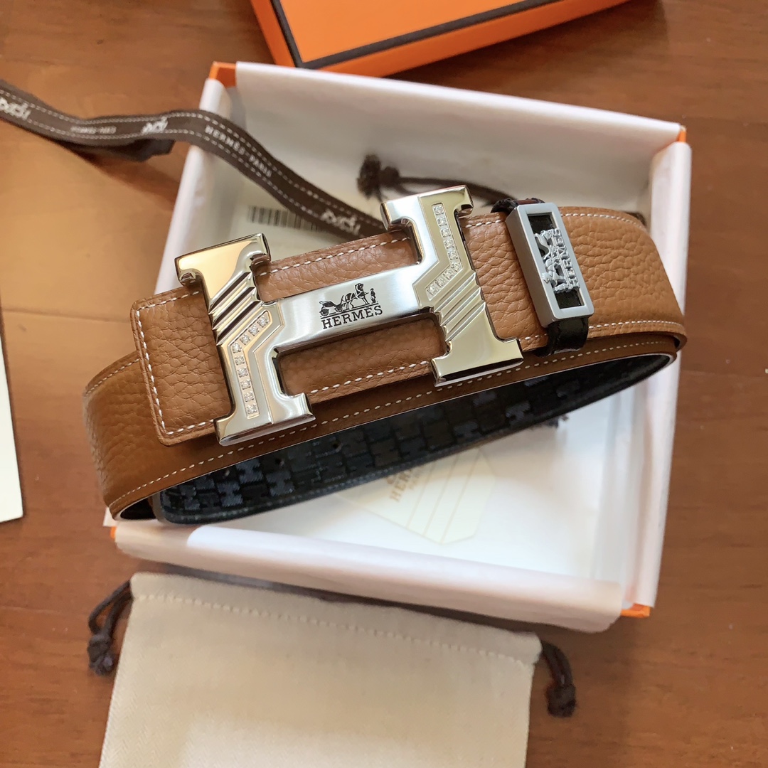 HERMES ハイエンド純鋼ダイヤモンドバックルシリーズ