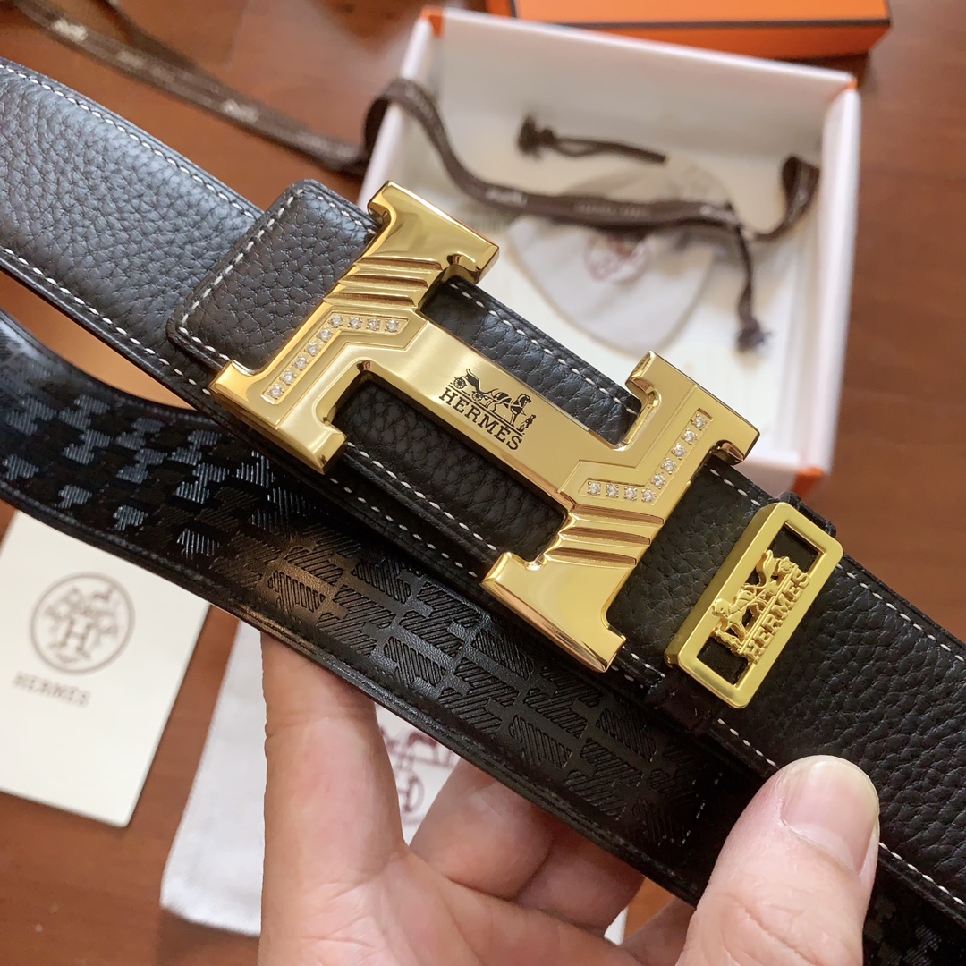 HERMES ハイエンド純鋼ダイヤモンドバックルシリーズ