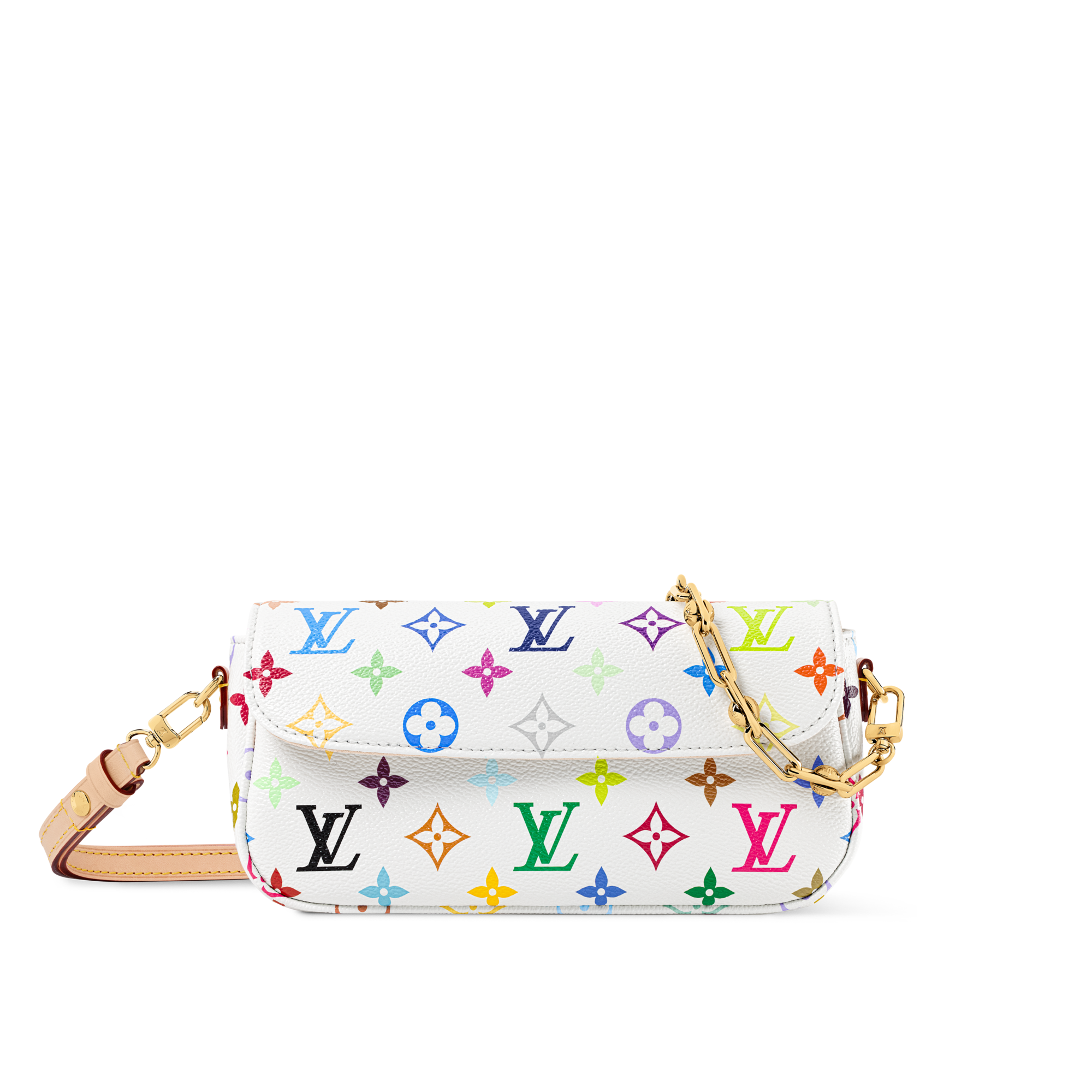 LV x TM ウォレット オン チェーン アイビー - M27492 ホワイト
