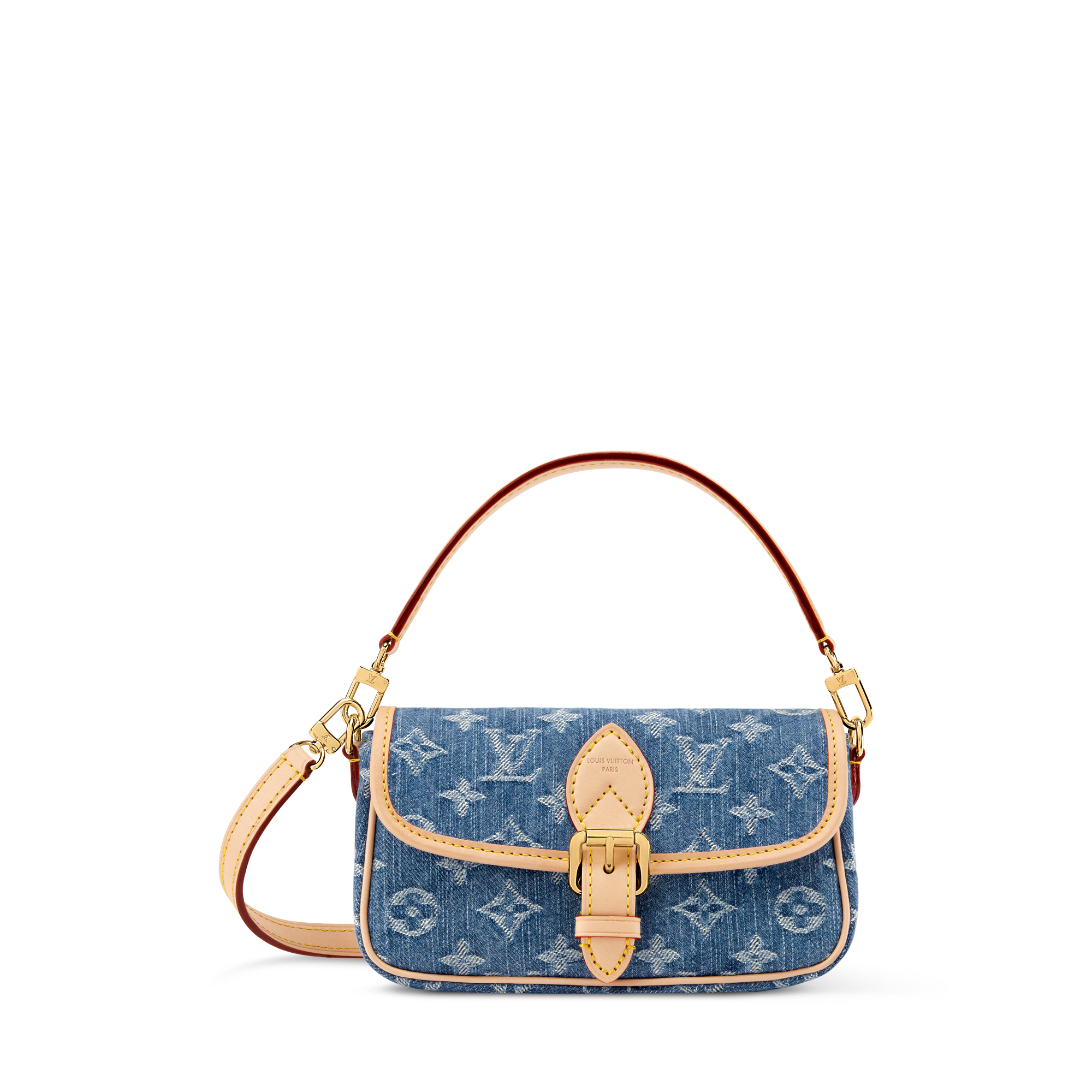 ナノ・ダイアン・モノグラム・デニム - M27700 ブルー