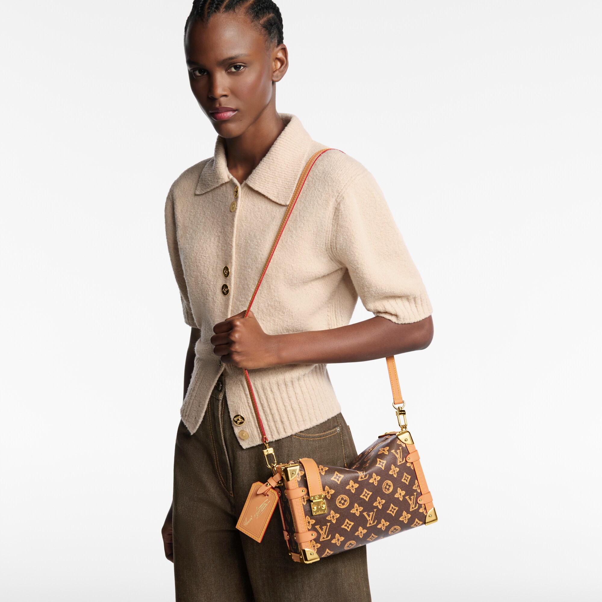 LV ルイ・ヴィトン サイド トランク MM - M27516 ブラウン