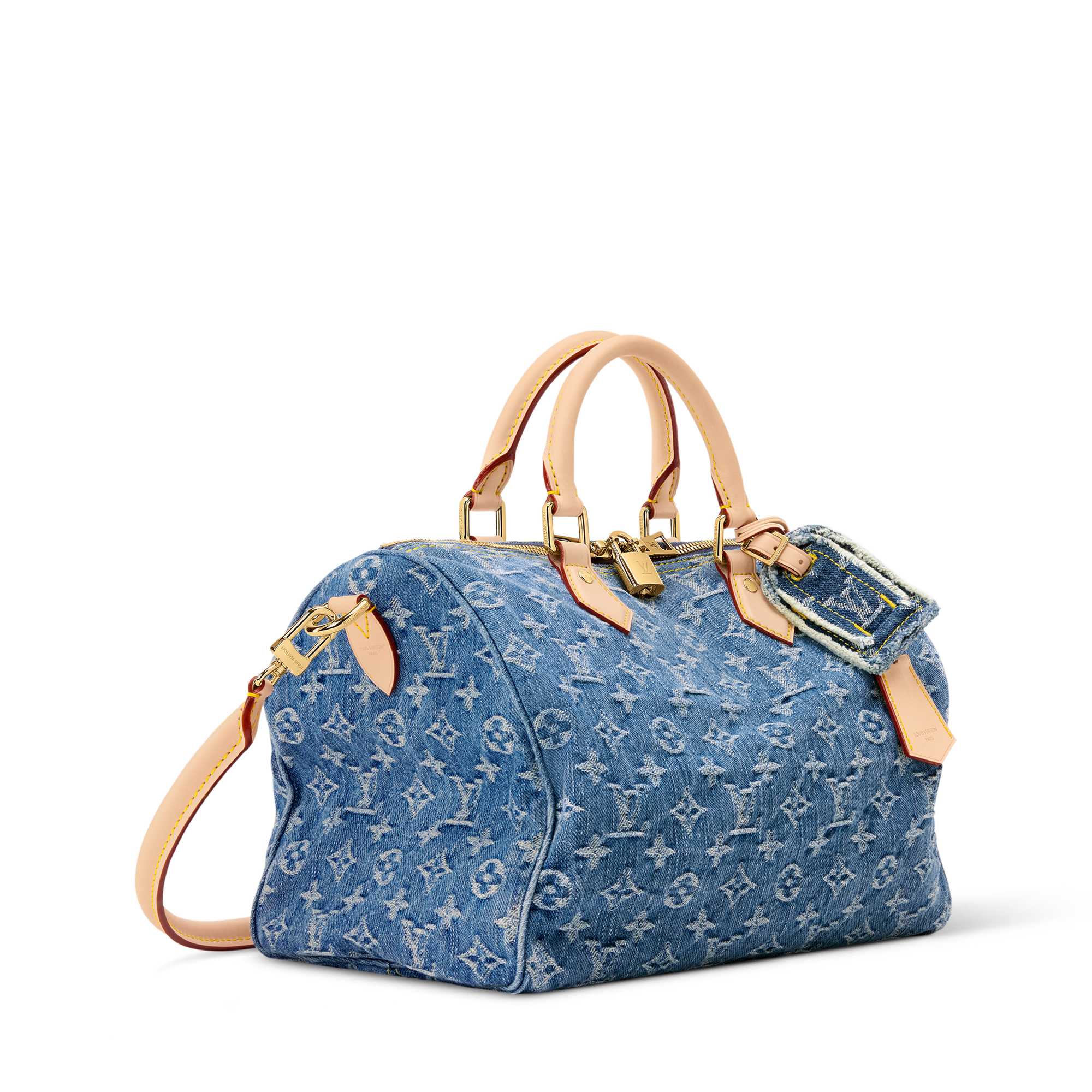 Speedy Soft 30 モノグラム デニム - M14430 ブルー