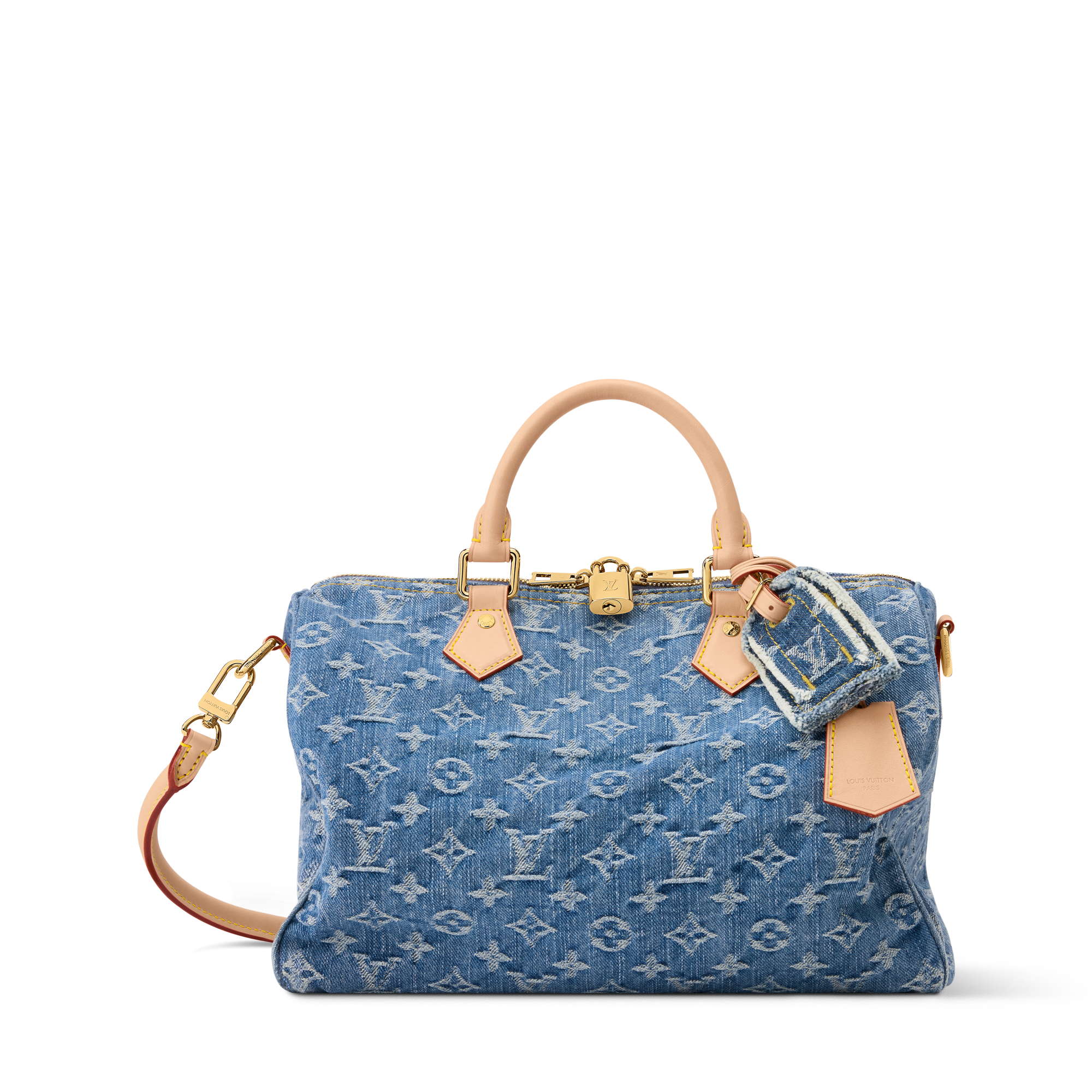 Speedy Soft 30 モノグラム デニム - M14430 ブルー