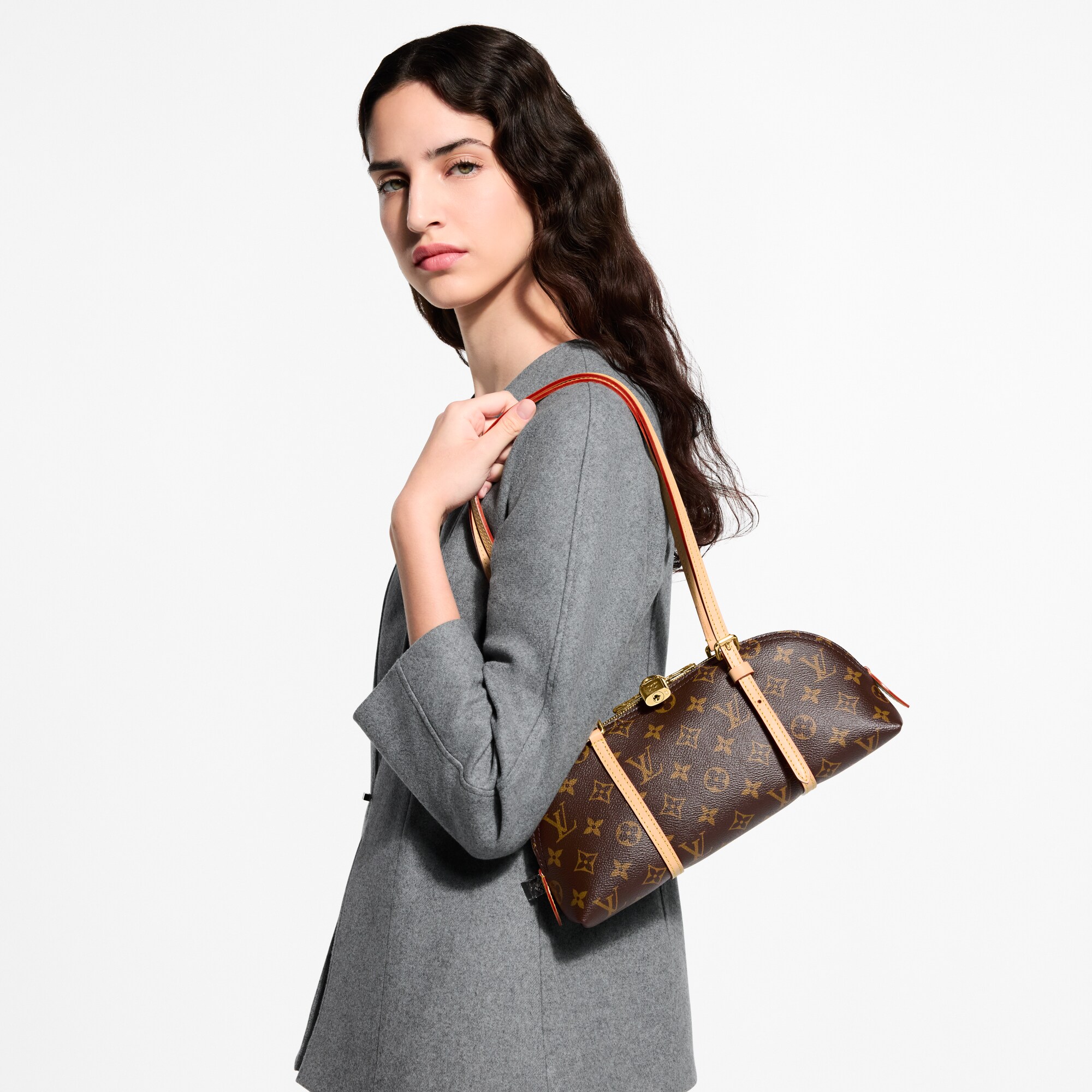 スクワイア イースト・ウエスト モノグラム キャンバス - M28953 ブラウン