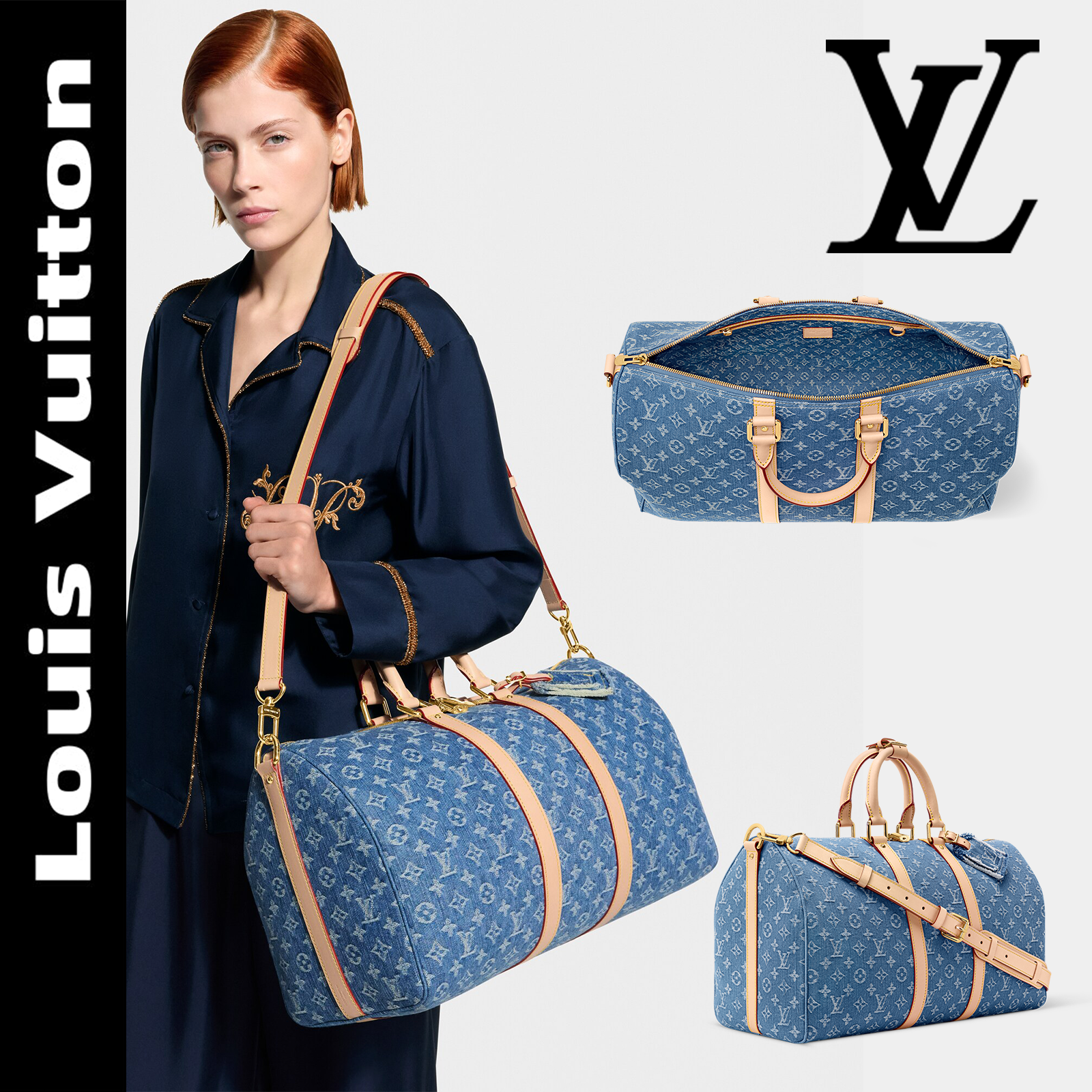 Keepall 45 モノグラム キャンバス - M27943 ブルー 