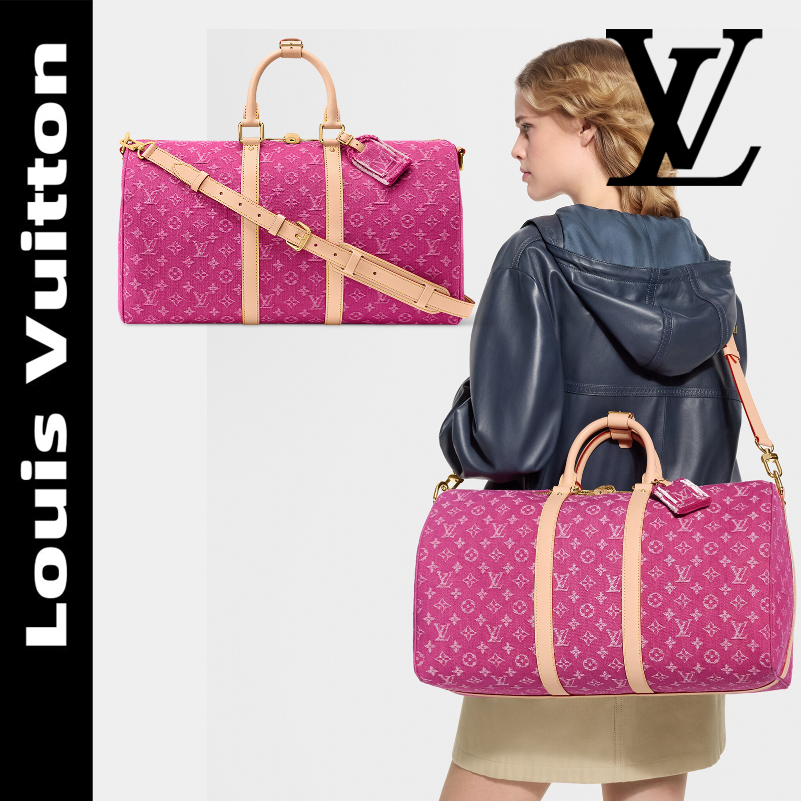 Keepall 45 モノグラム キャンバス - M27944 ピンク 