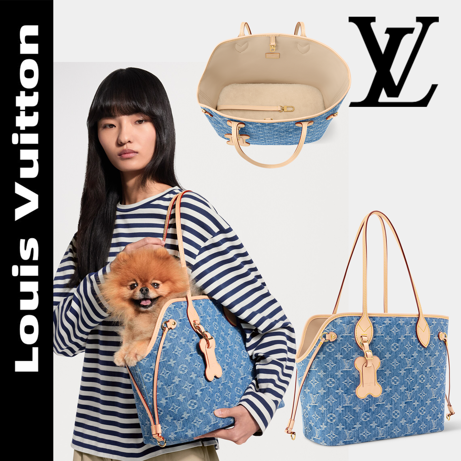 Neverwoof Mm Monogram キャンバス - M28052 ブルー