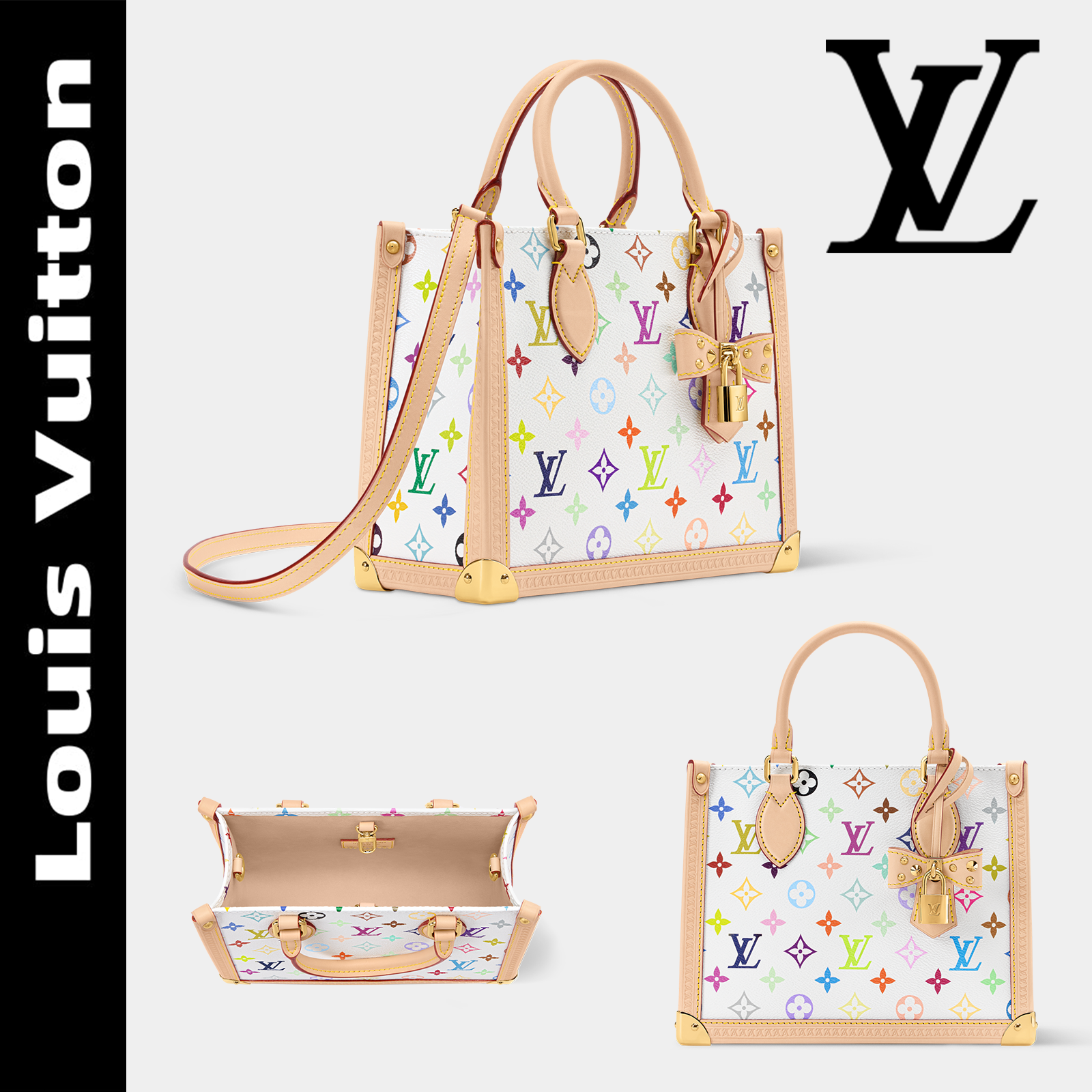 LV x TM オンザゴー PM - M27580 ホワイト