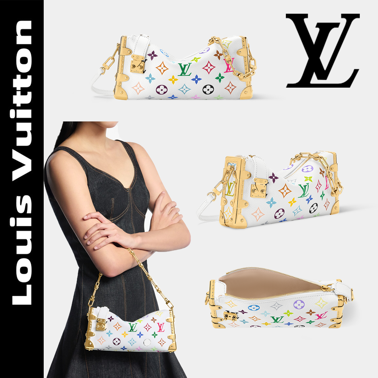 LV x TM スリム トランク - M27737 ホワイト