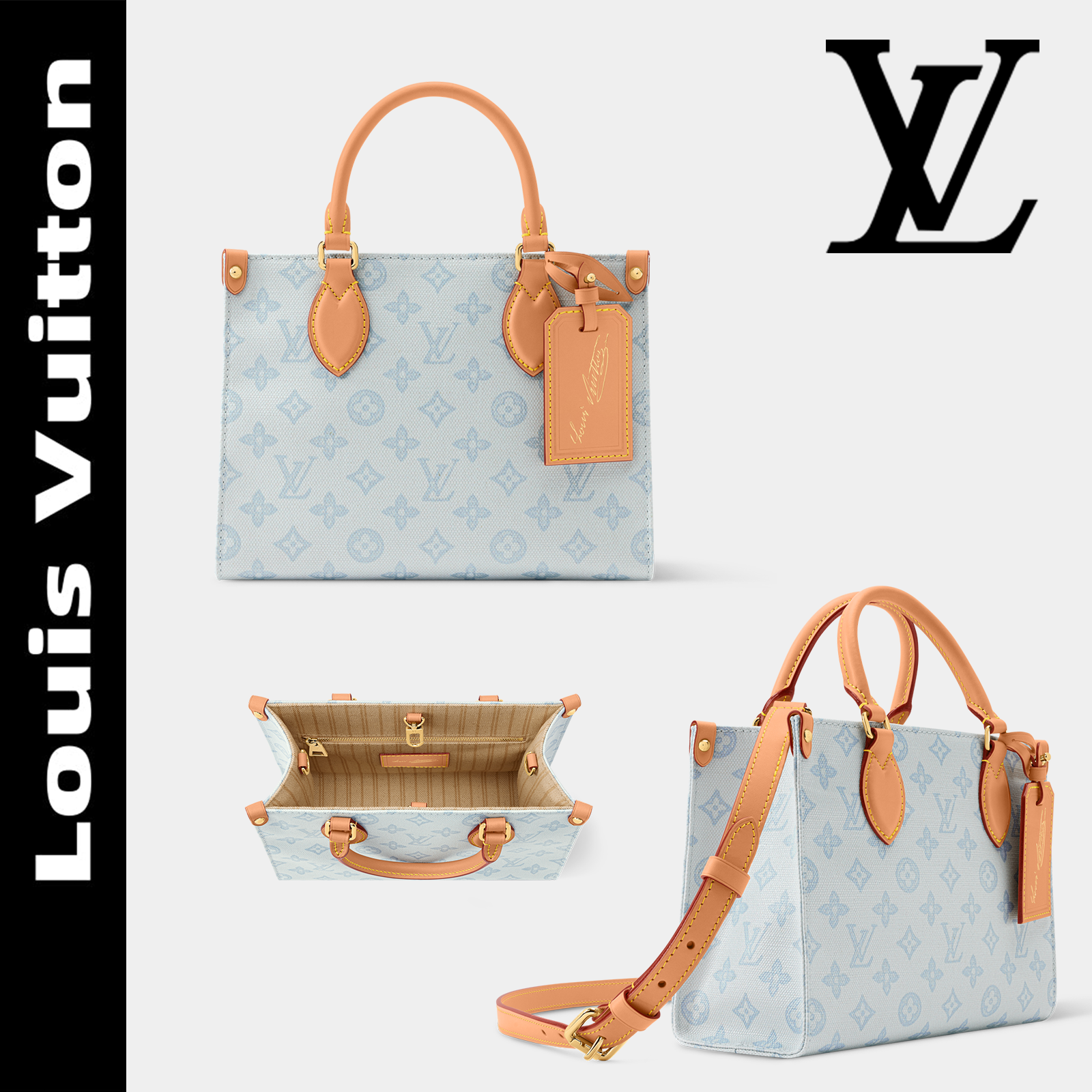 LV ルイ・ヴィトン オンザゴー PM - M28289 ブルー