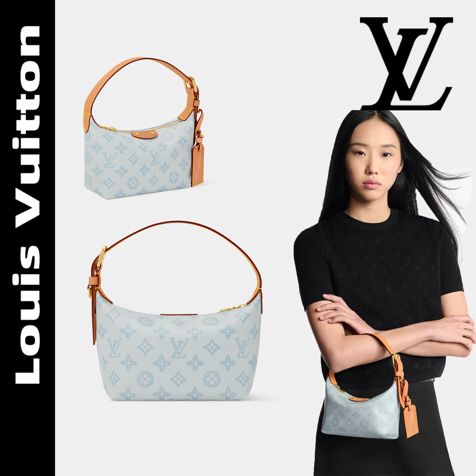 LV ルイ・ヴィトン ポシェット ヒルズ - M28250 ブルー