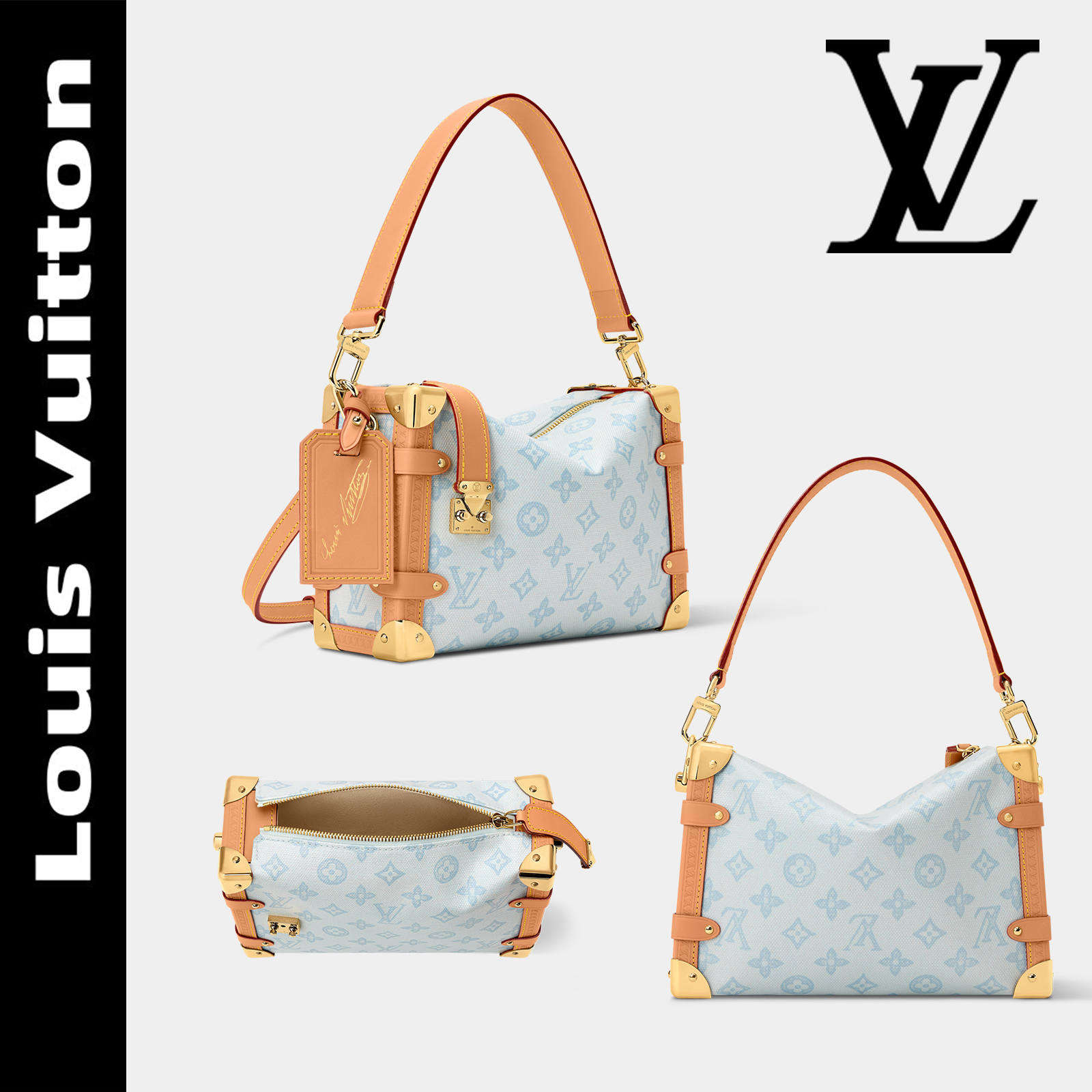 LV ルイ・ヴィトン サイド トランク MM - M27891 ブルー