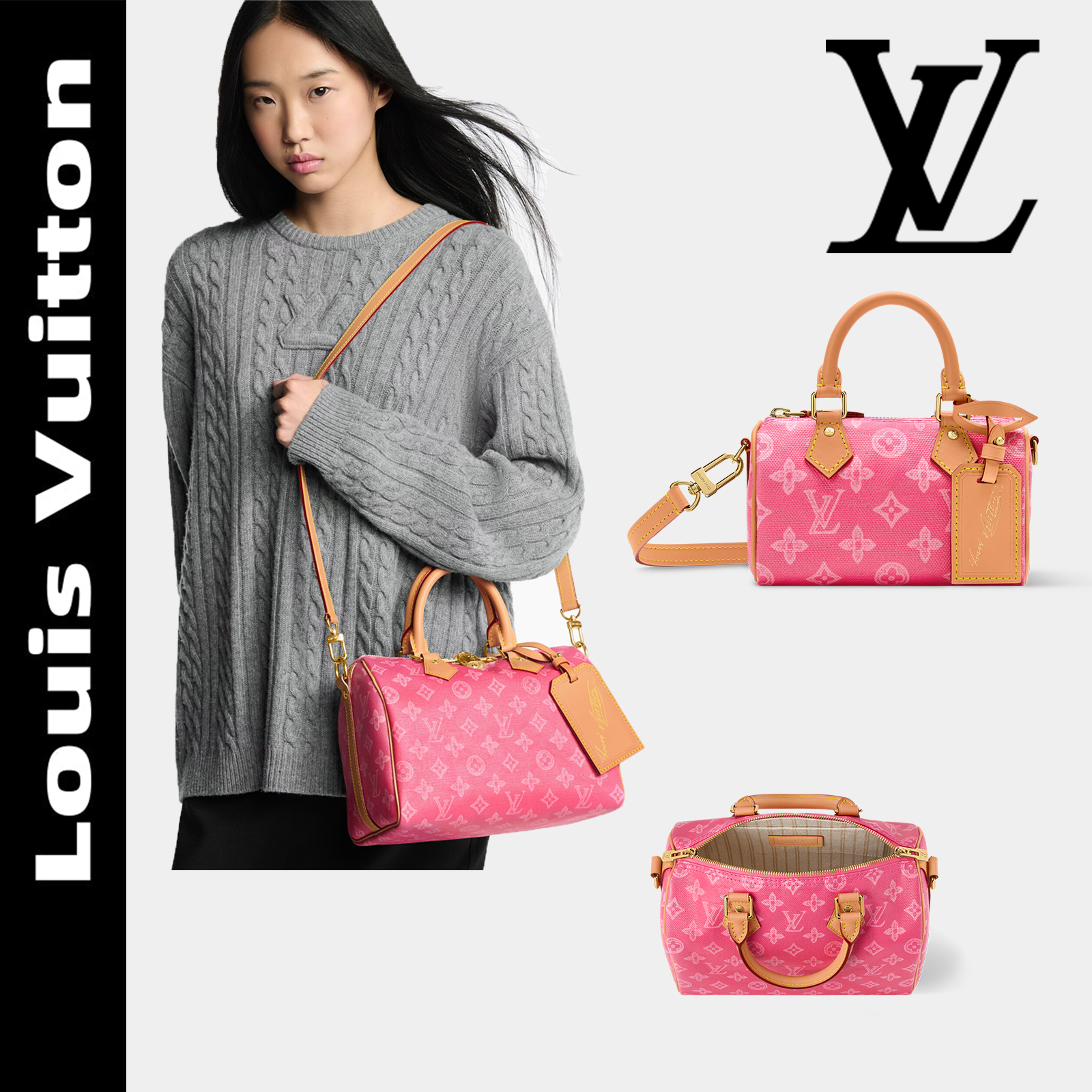 LV ルイ・ヴィトン スピーディ バンドリエール 25 - M27528 ピンク