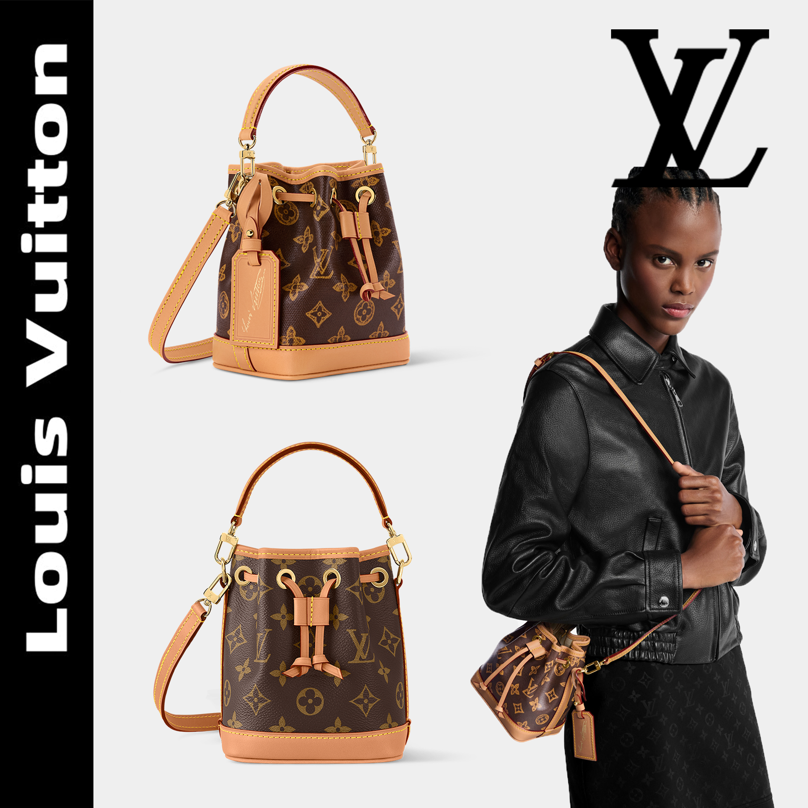 LV ルイ・ヴィトン ナノノエ - M27699 ブラウン