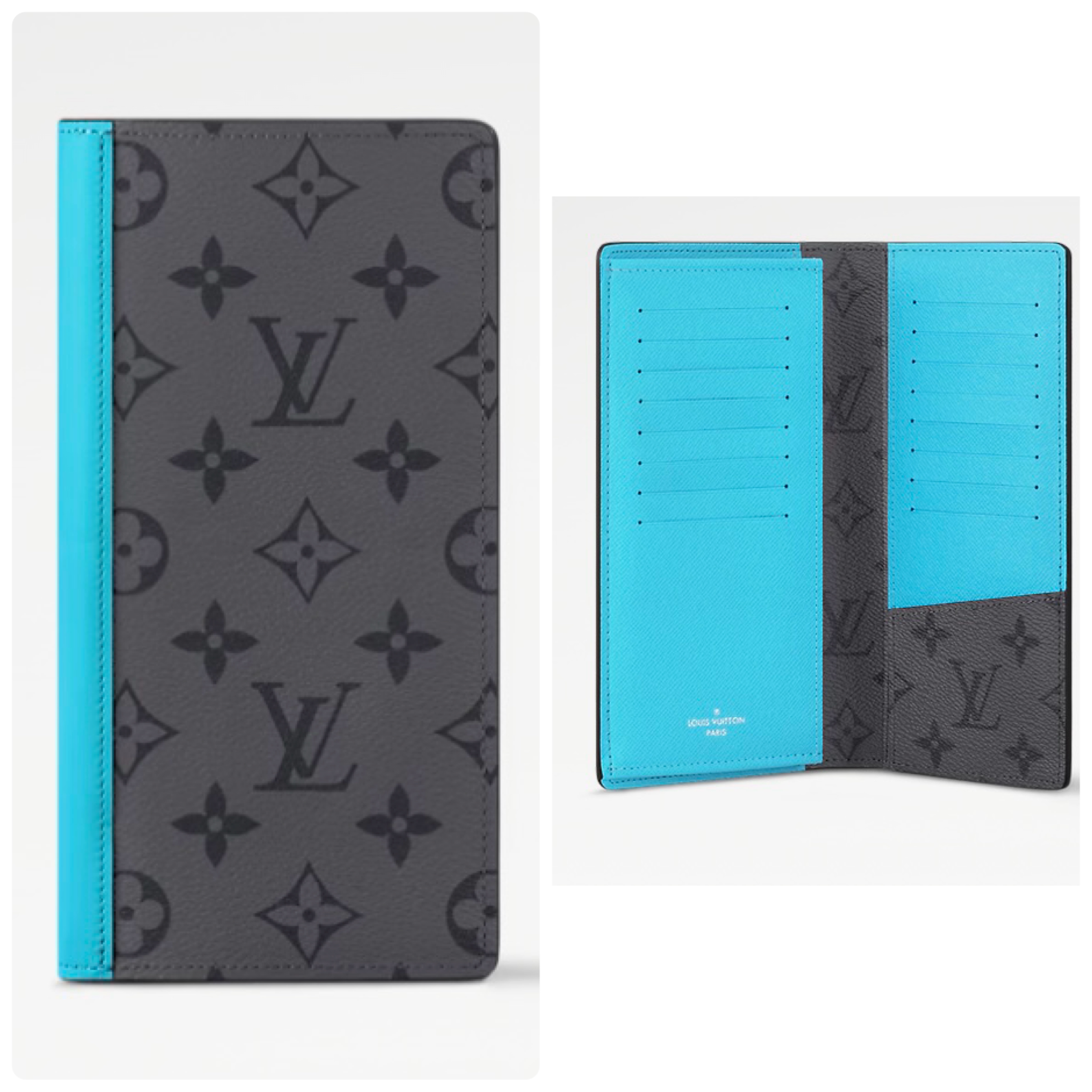 日本完売【LV】 ポルトフォイユ・ブラザ NM　ターコイズ  M11467