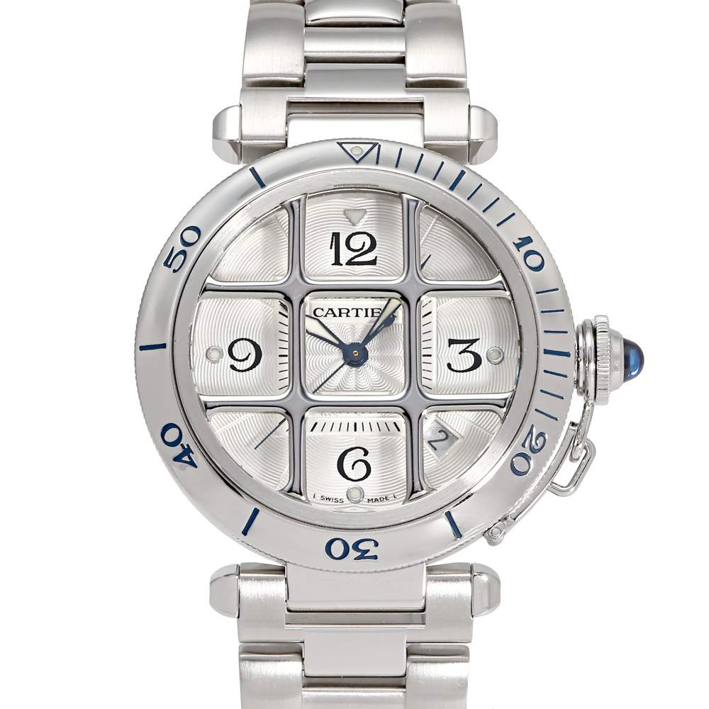カルティエ Cartier パシャ 38 グリッド