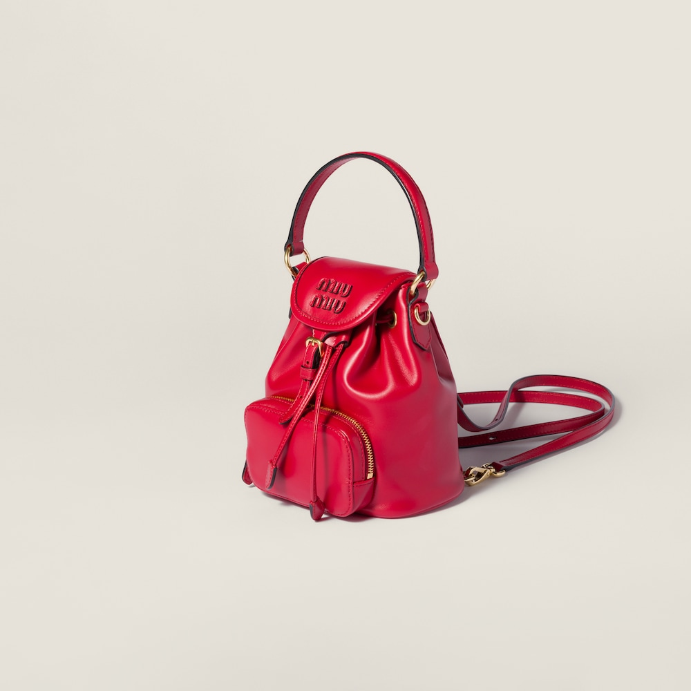 レザー ミニバックパック