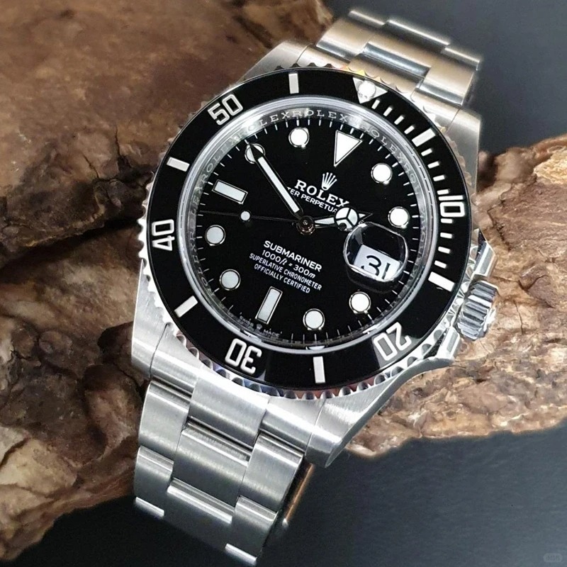 サブマリーナー41 mmオイスター、41 mm、オイスタースチール、リファレンス 124060