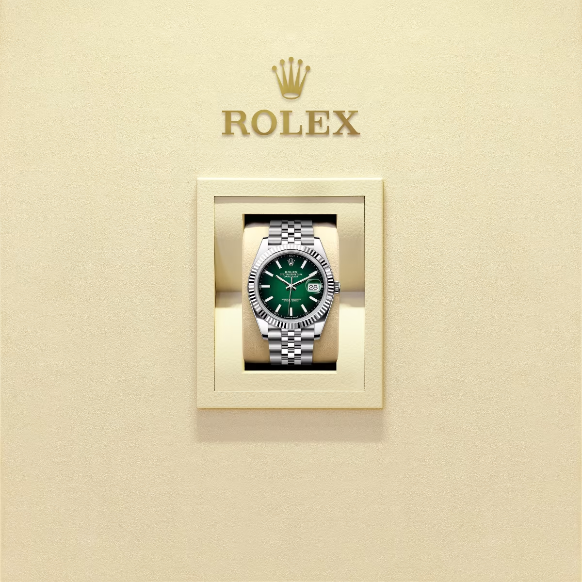 德国----【Begrenzte Stückzahl – Nur solange der Vorrat reich】Neues Modell Datejust 41 Oyster, 41 mm, Edelstahl Oystersteel und Weißgold Referenz 126334 (Ref. m126334-0034)