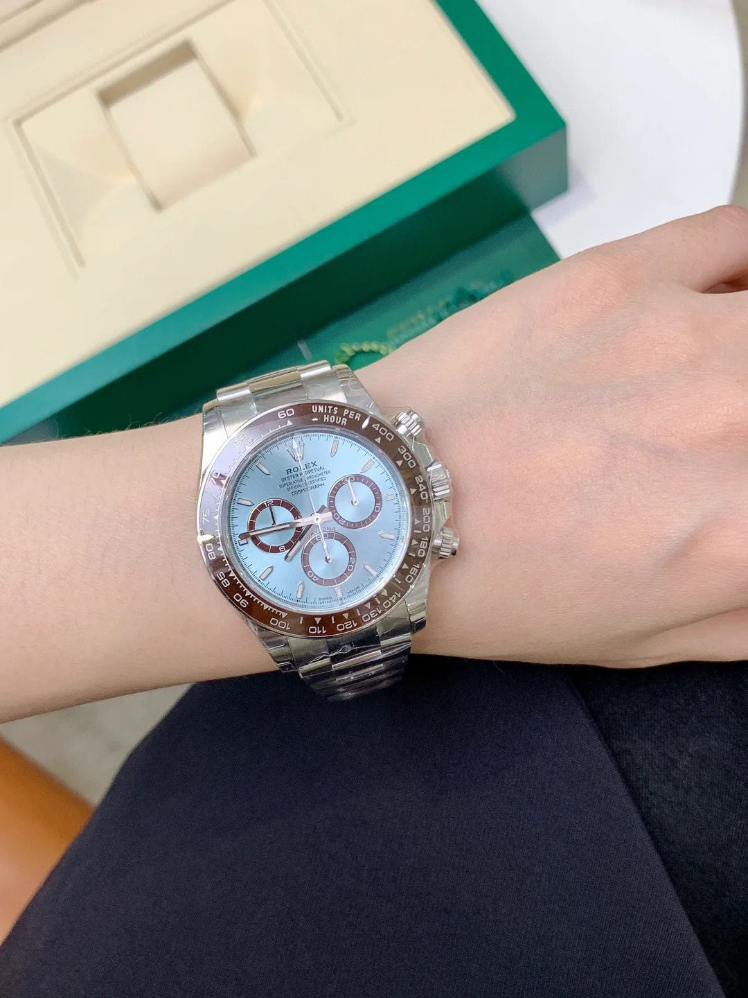 [Copy]德国----【Begrenzte Stückzahl – Nur solange der Vorrat reich】Cosmograph Daytona Oyster, 40 mm, Platin Referenz 126506（m126506-0001）