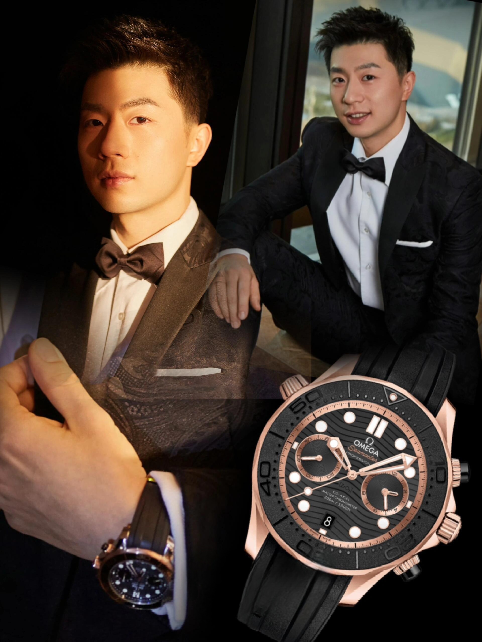 Seamaste﻿r Diver 300﻿M 42 mm, スティール ‑ セドナゴールド   ラバーストラッ﻿プ