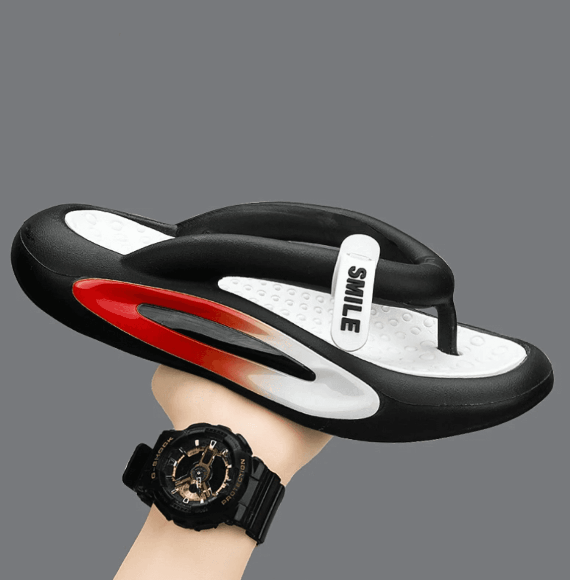 【Mizuno】厚底トングサンダル
