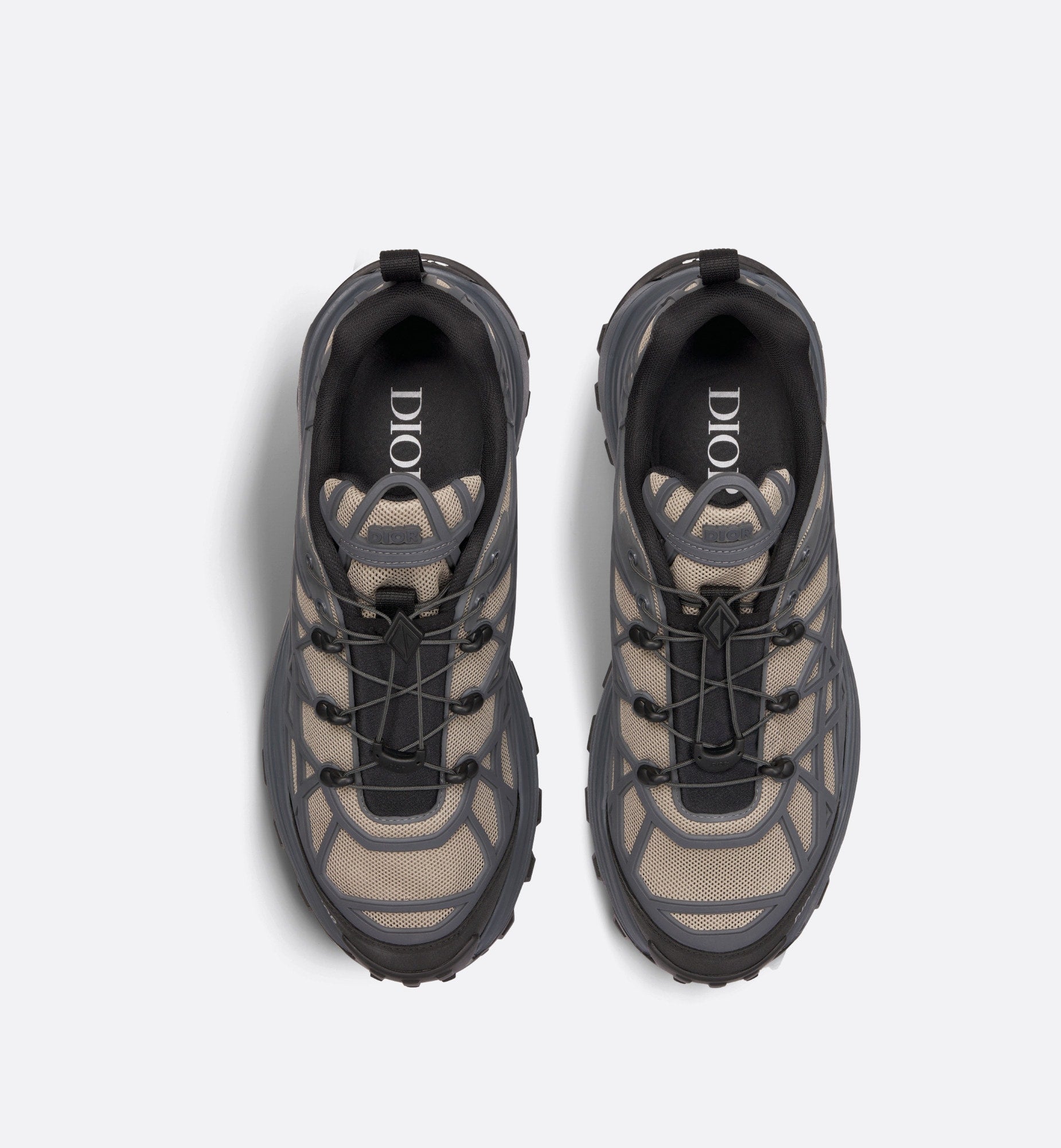 B31 ランナー スニーカー テクニカル メッシュ & ワープド カナージュ ラバー