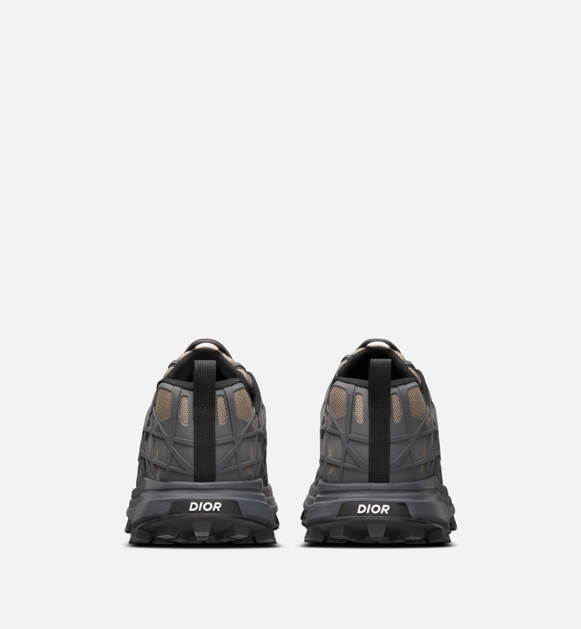 B31 ランナー スニーカー テクニカル メッシュ & ワープド カナージュ ラバー