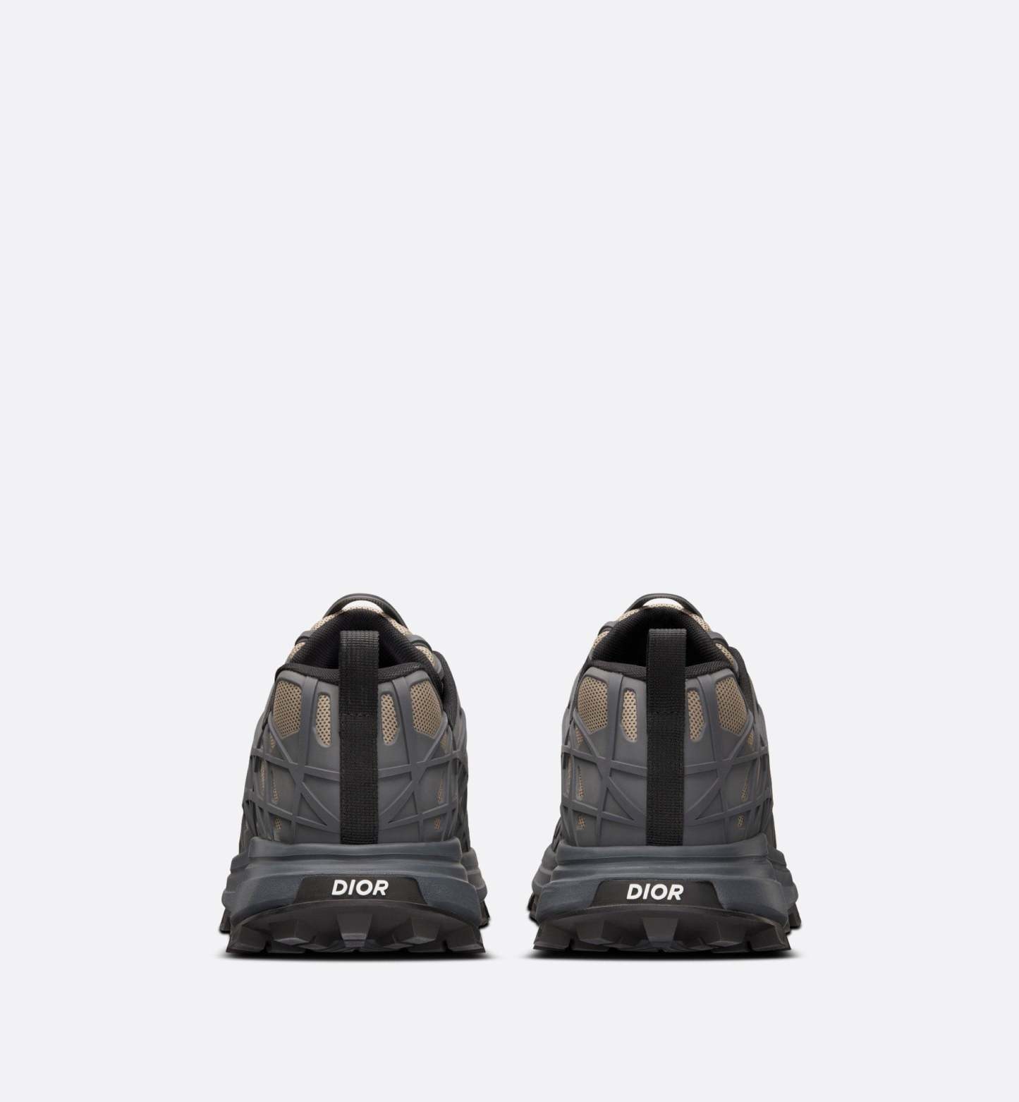 B31 ランナー スニーカー テクニカル メッシュ & ワープド カナージュ ラバー