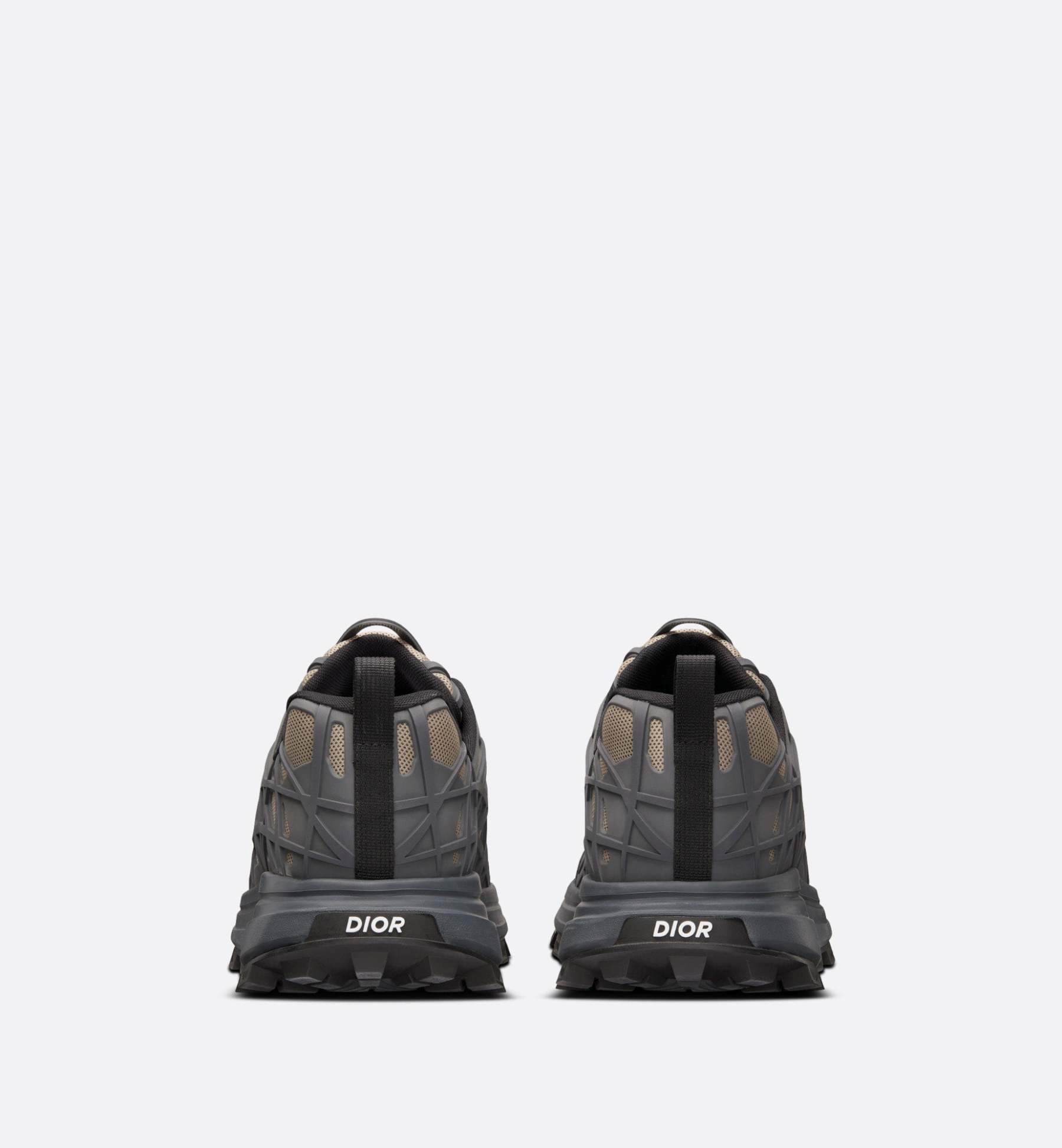 B31 ランナー スニーカー テクニカル メッシュ & ワープド カナージュ ラバー