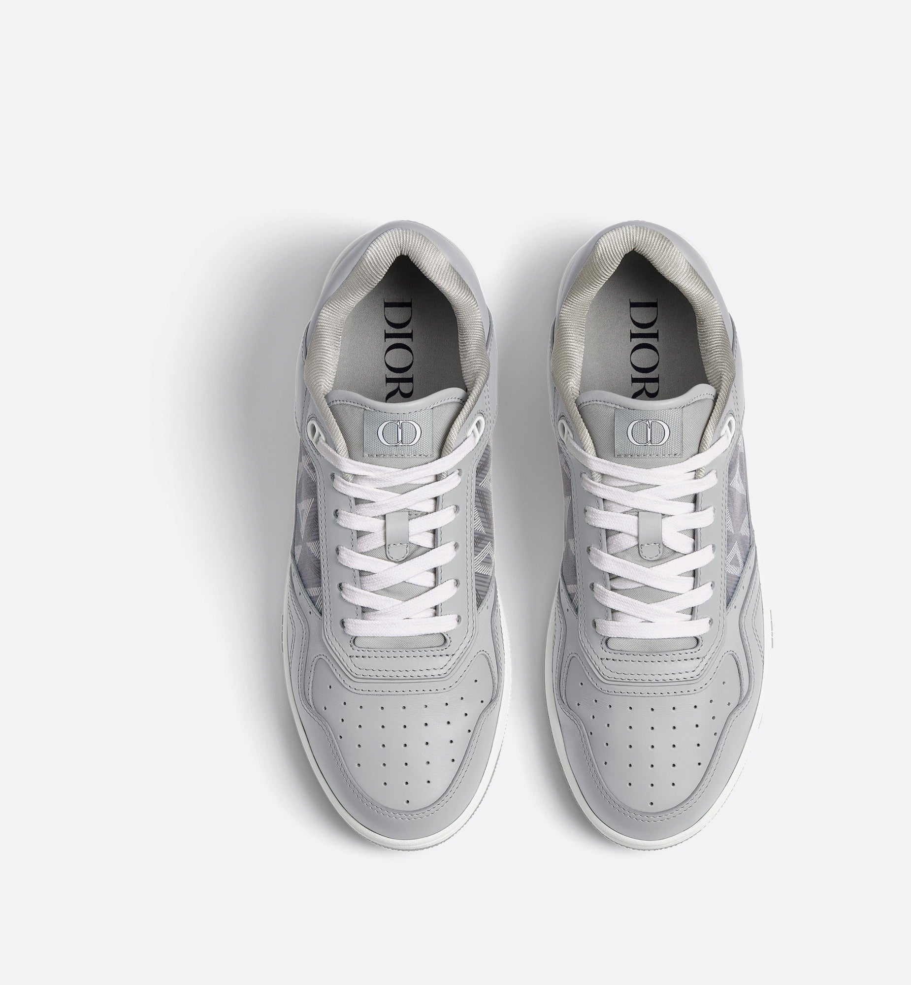 B27 ロートップスニーカー スムースカーフスキン & CD Diamond キャンバス