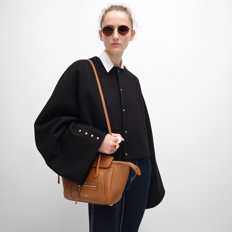 CELINE ミディアムバッグ 上質カーフスキンで仕上げた大人の定番アイテム