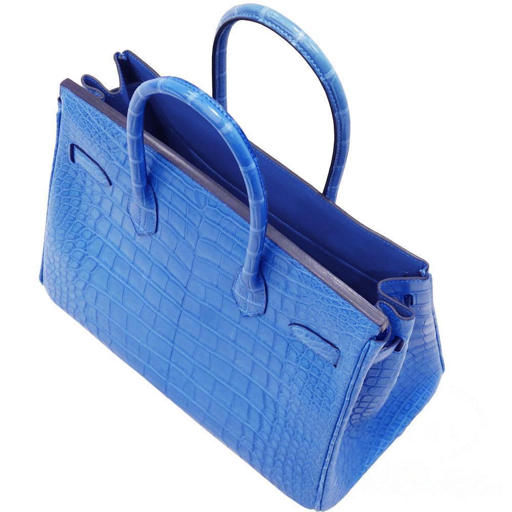 【Hermes】エルメス バーキン 30cm クロコダイル ゴールド金具