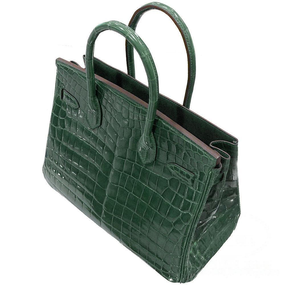 【Hermes】エルメス バーキン 30cm クロコダイル ゴールド金具