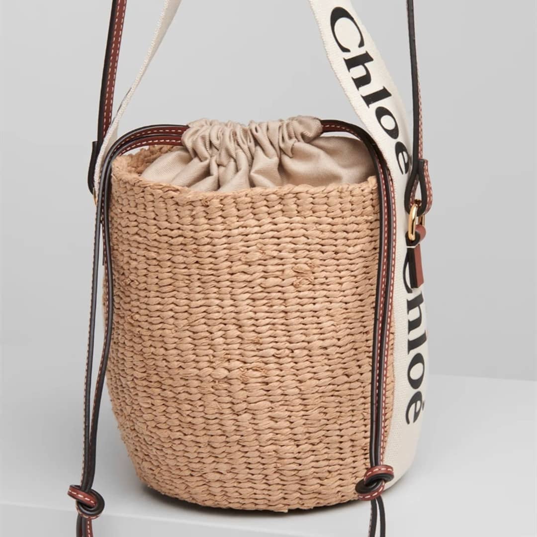 【Chloe】夏大活躍！即発！フェアトレード Woody かご バッグ