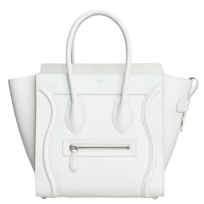 【Celine】マイクロラゲージ◆ドラムドカーフスキン◆ハンドバッグ◆芸能人愛用者多数