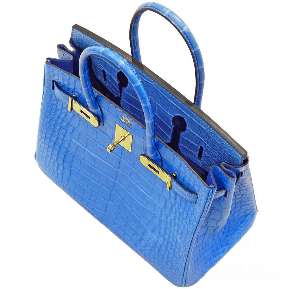 【Hermes】エルメス バーキン 30cm クロコダイル ゴールド金具