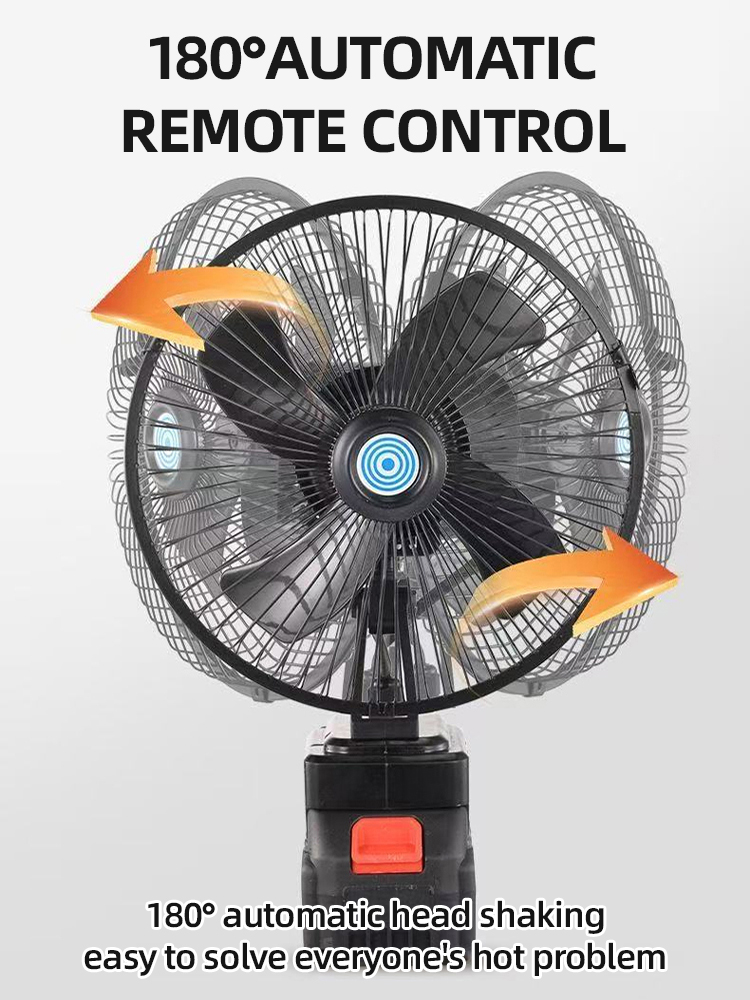 【10-year warranty】Outdoor Lithium Battery With Ultra-long Battery Life and Portable Silent Fan