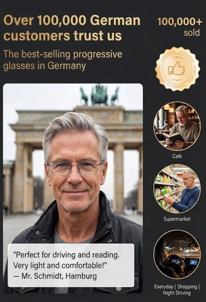 No Eye Test! Jena Optics Smart Photochromic Glasses