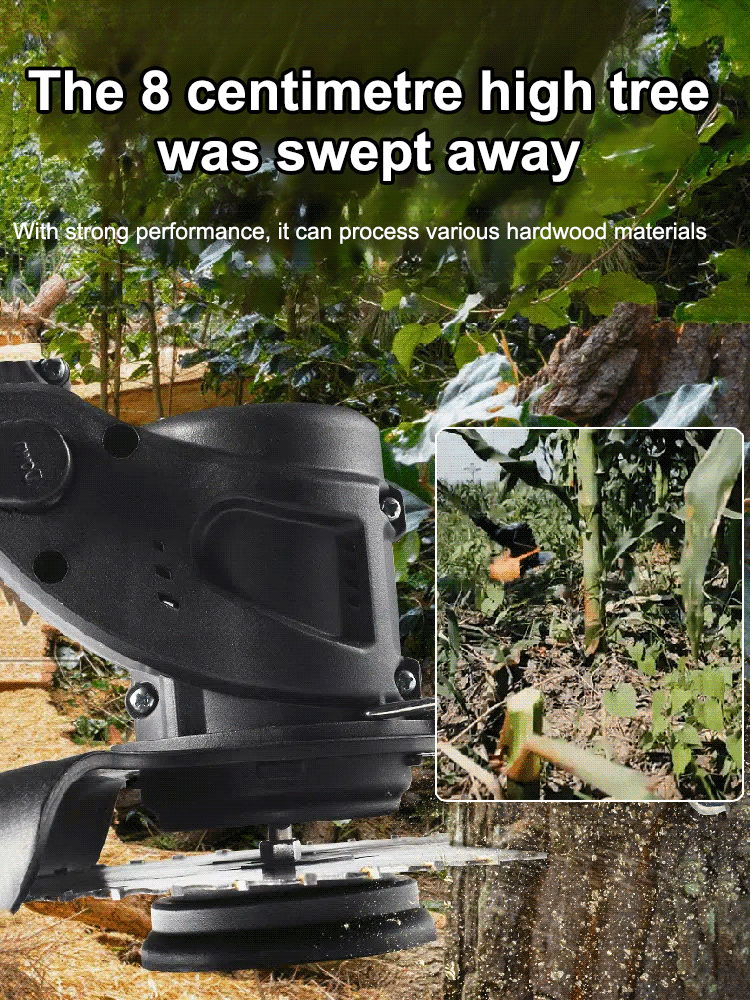 【10-year warranty】High-Efficiency All-Copper Large Capacity Lithium Battery Weed Trimmer