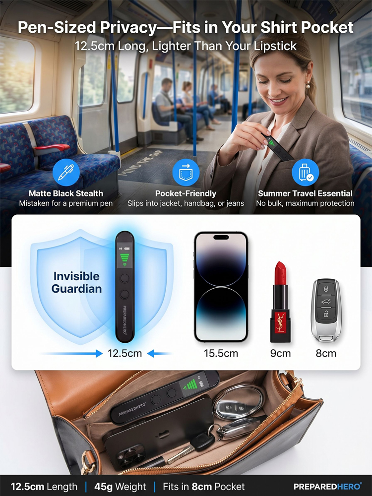 Multifunctional Hidden Camera Detector for Your Privacy Protection