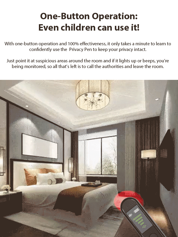 Multifunctional Hidden Camera Detector for Your Privacy Protection