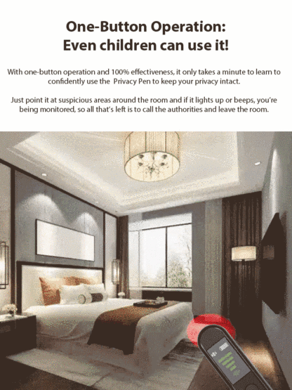 Multifunctional Hidden Camera Detector for Your Privacy Protection