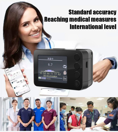 Medical blood oxygen detectorSimultaneously measure blood glucose, blood oxygen, and blood pressure!