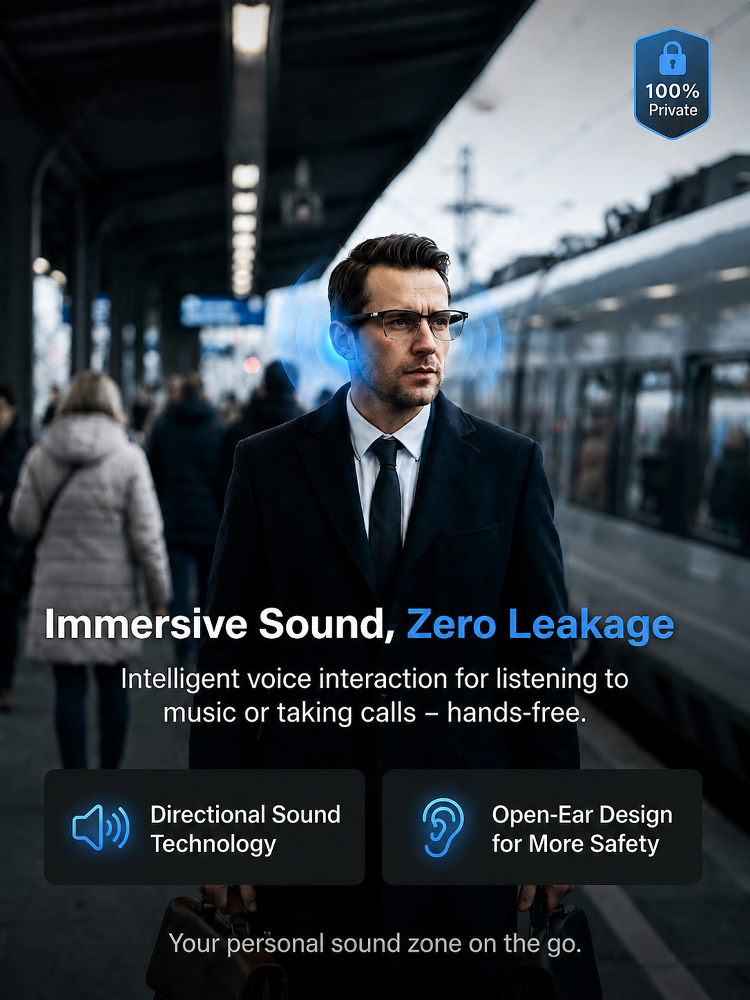 Smart Color Changing Touch and Voice Control AI Glasses