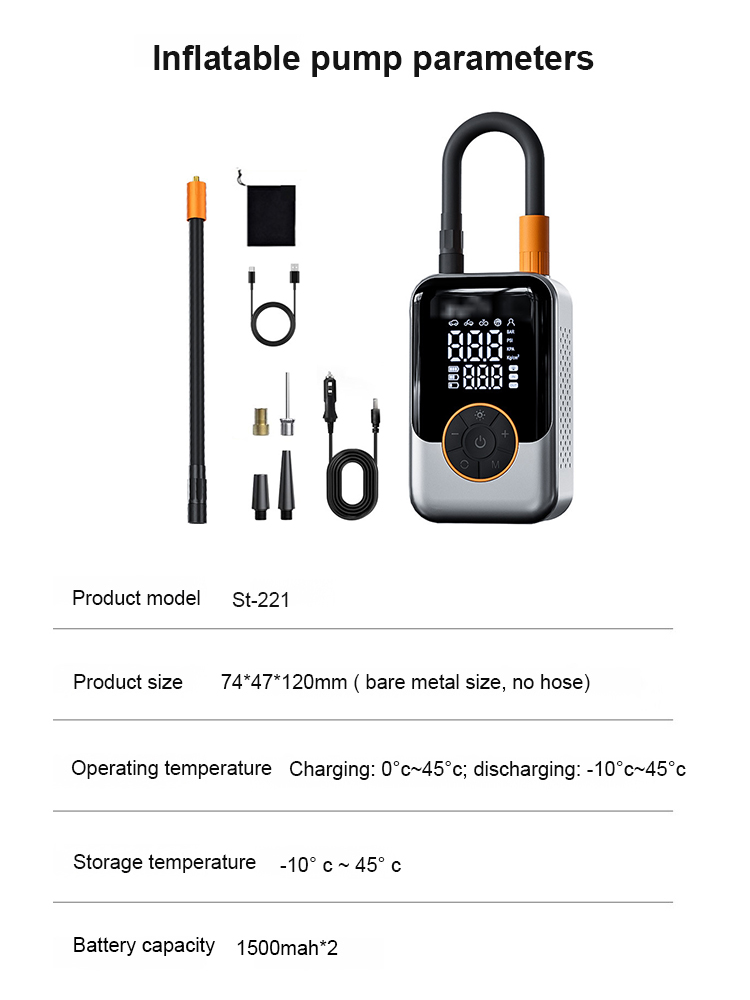 Mini Portable Powerful Electric Air Pump